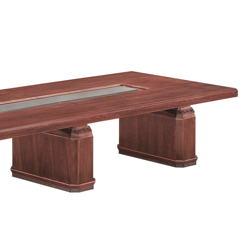 会议桌p-nt4j38酸枝原木色3800×1500×780锐派系列